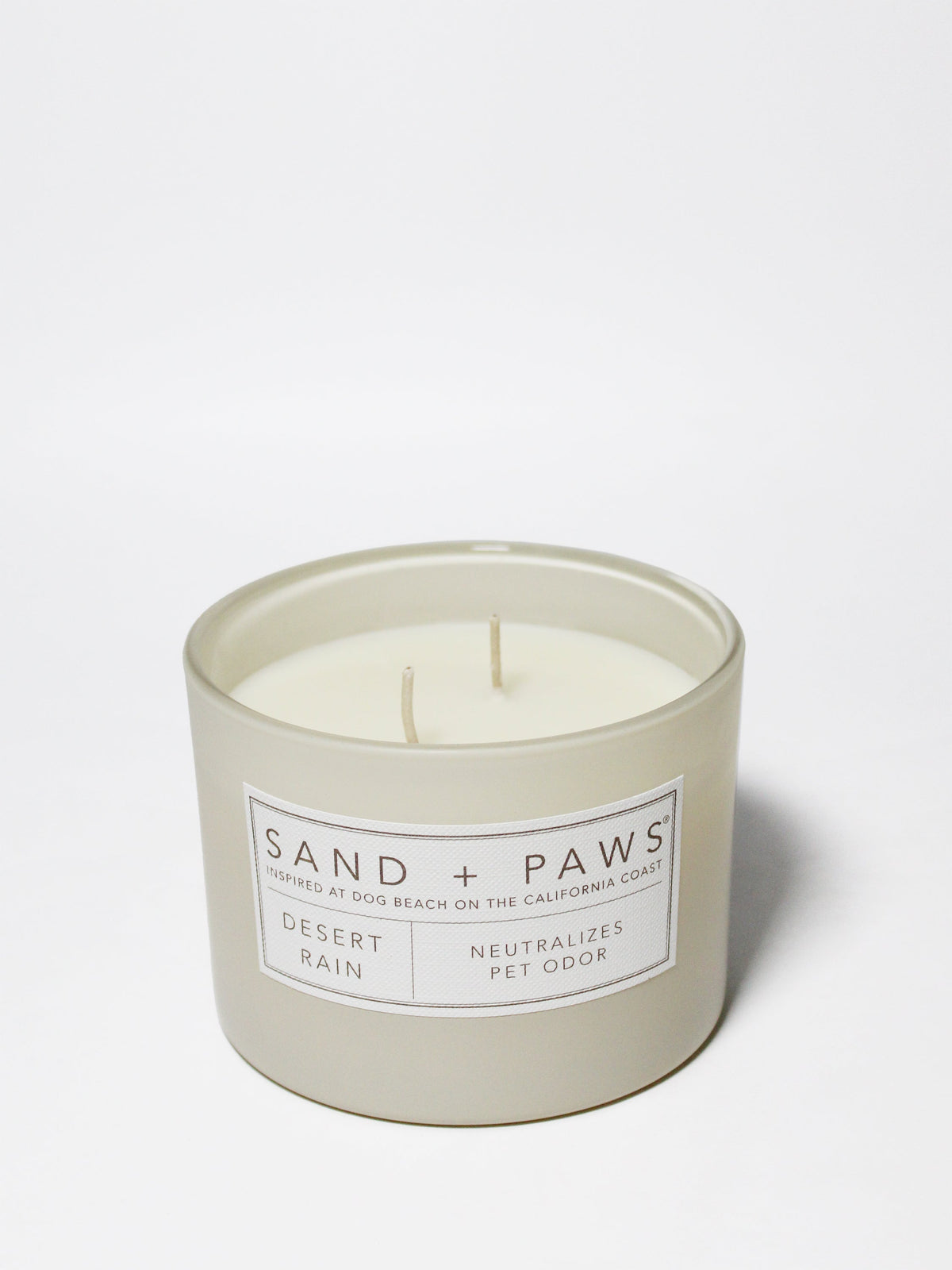 Sand + Paws Desert Rain 12 oz scented candle - Fine Fragrance