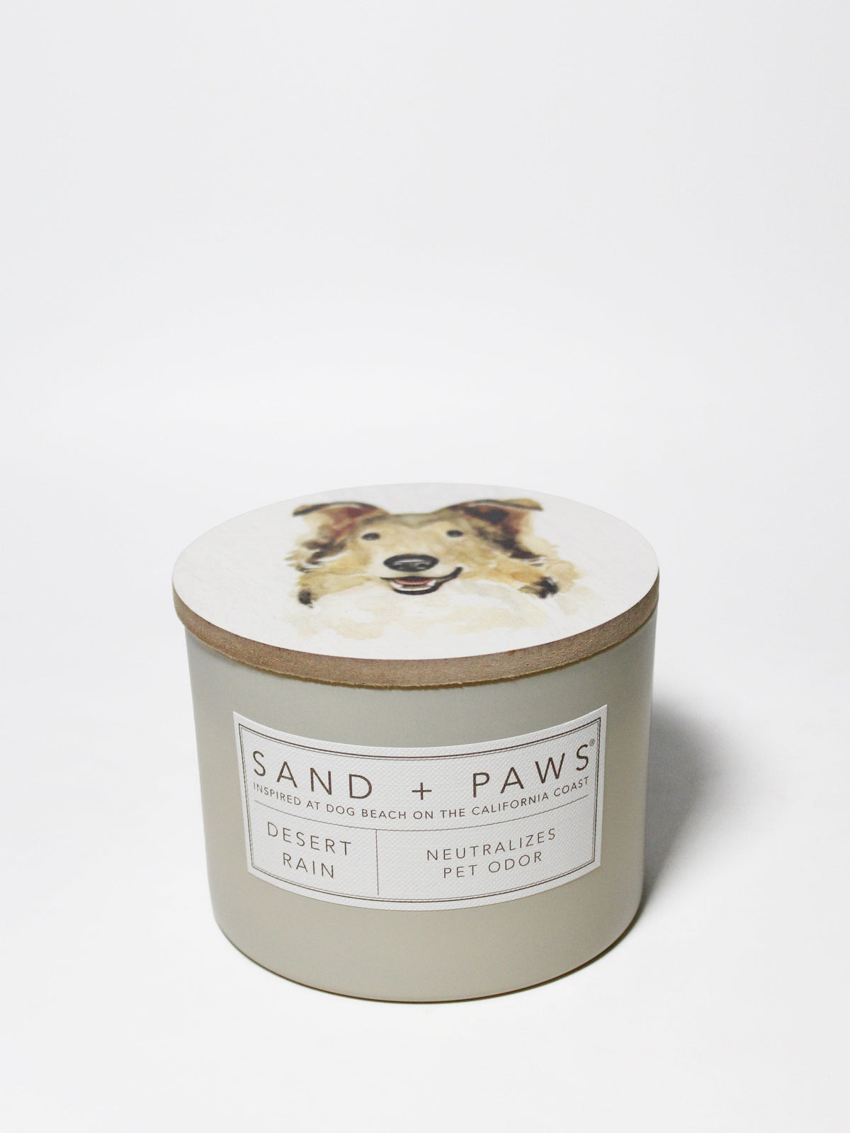 Sand + Paws Desert Rain 12 oz scented candle - Fine Fragrance