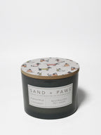 Sand + Paws Pineapple Coconut 12 oz scented candle - Fine Fragrance