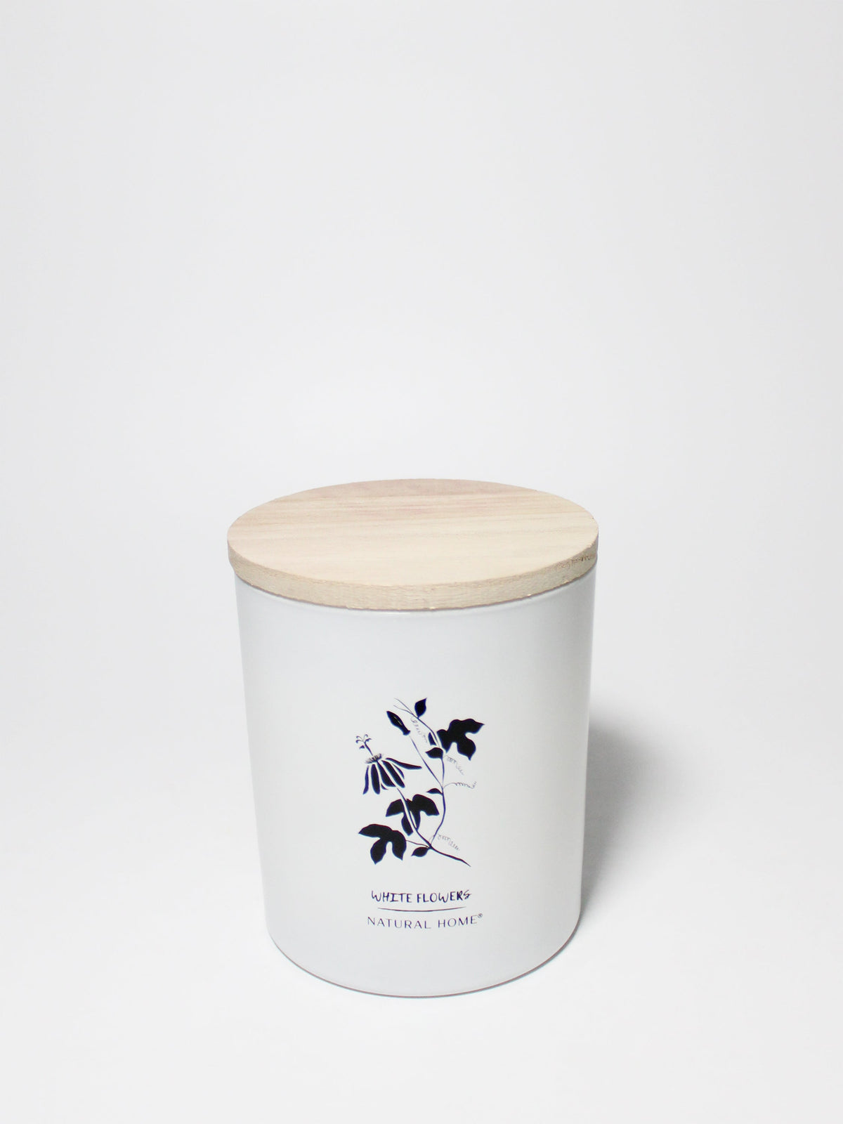 White Flowers Natural Home 11.5 oz scented candle - Fine Fragrance