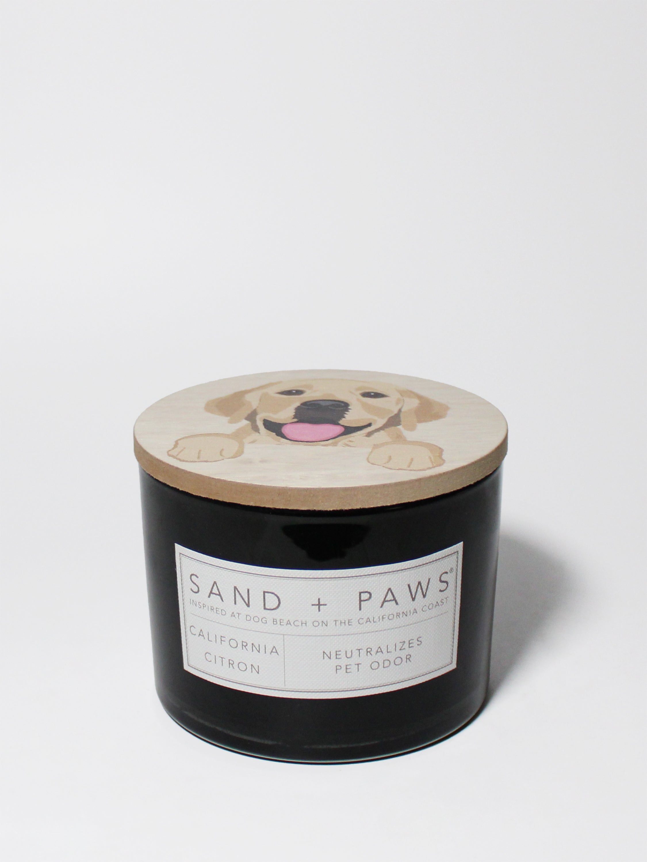 Sand + Paws California Citron 12 oz scented candle - Fine Fragrance