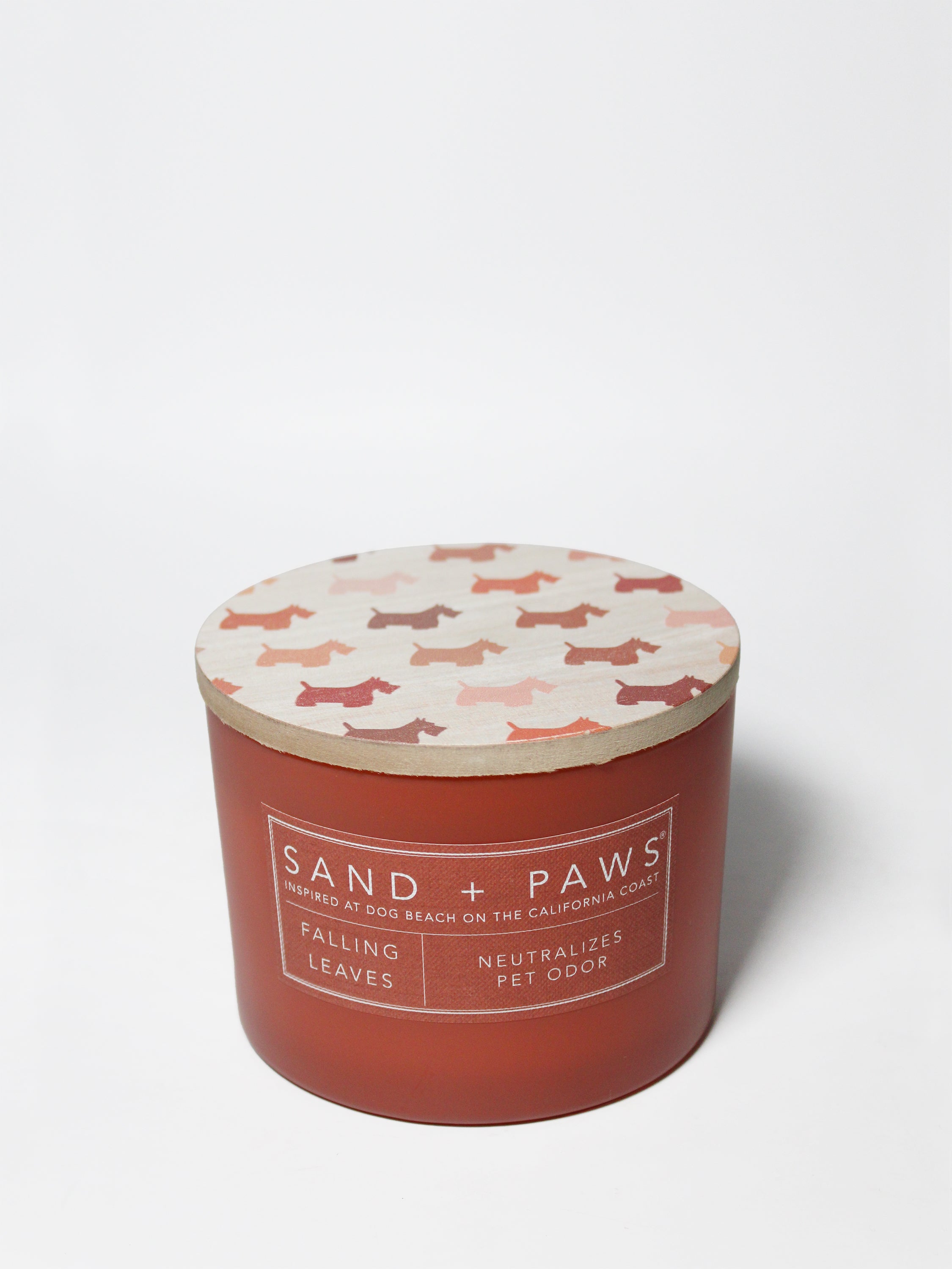 Sand + Paws Falling Leaves 12 oz scented candle - Fine Fragrance