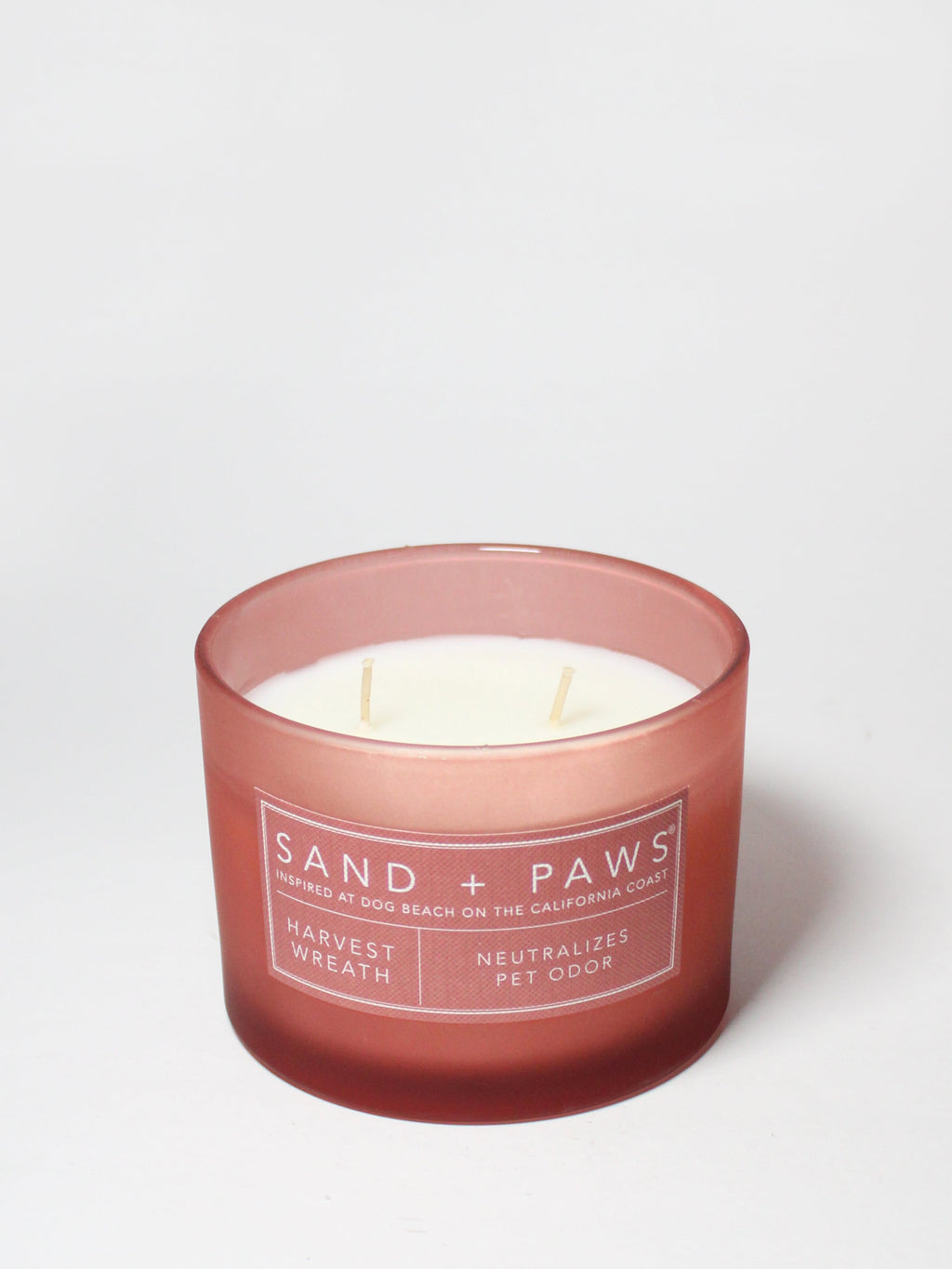 Sand + Paws Harvest Wreath 12 oz scented candle - Fine Fragrance