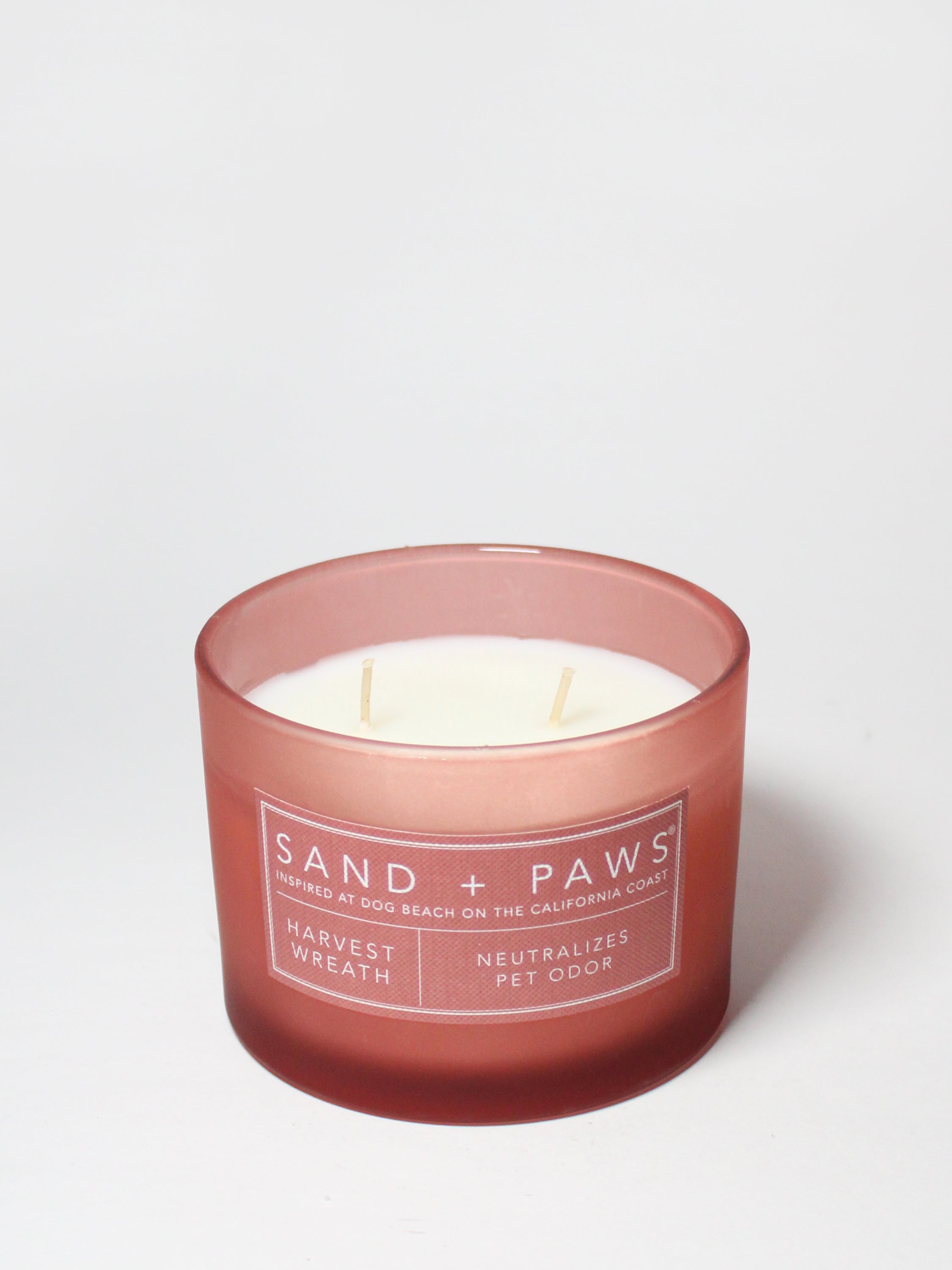 Sand + Paws Harvest Wreath 12 oz scented candle - Fine Fragrance