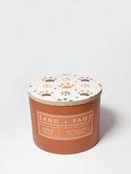 Sand + Paws Amber & Fig 12 oz scented candle - Fine Fragrance