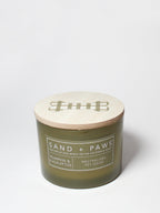 Sand + Paws Pumpkin & Eucalyptus 12 oz scented candle - Home Fragrance