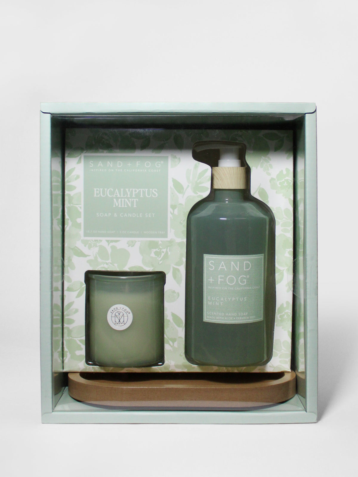 Eucalyptus Mint Hand Soap & Candle Set - Sink Essential