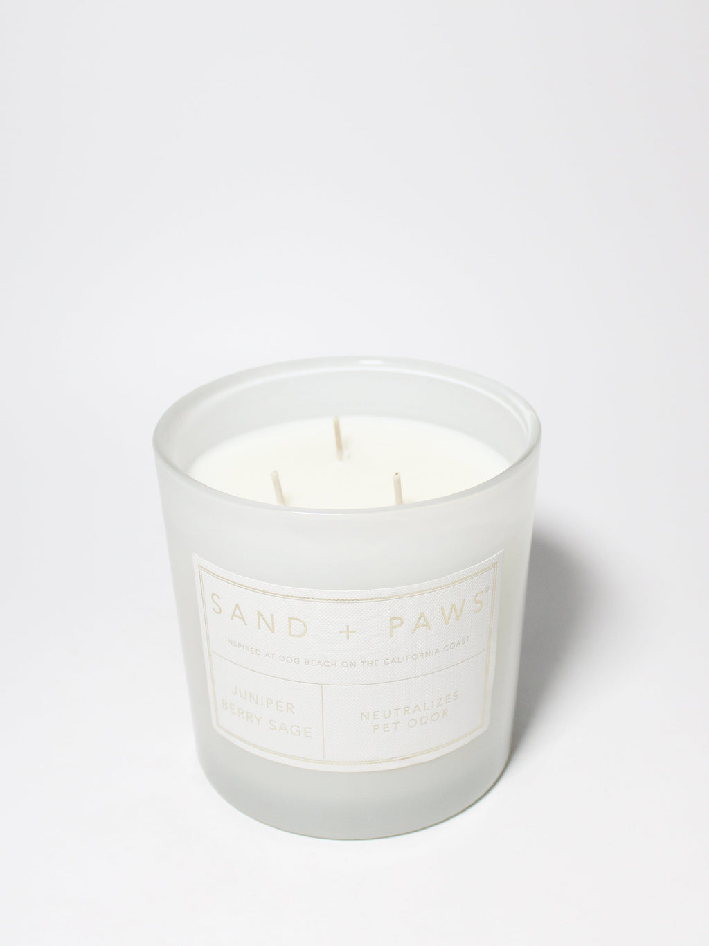 Sand + Paws Juniper Berry Sage 21 oz scented candle - Fine Fragrance