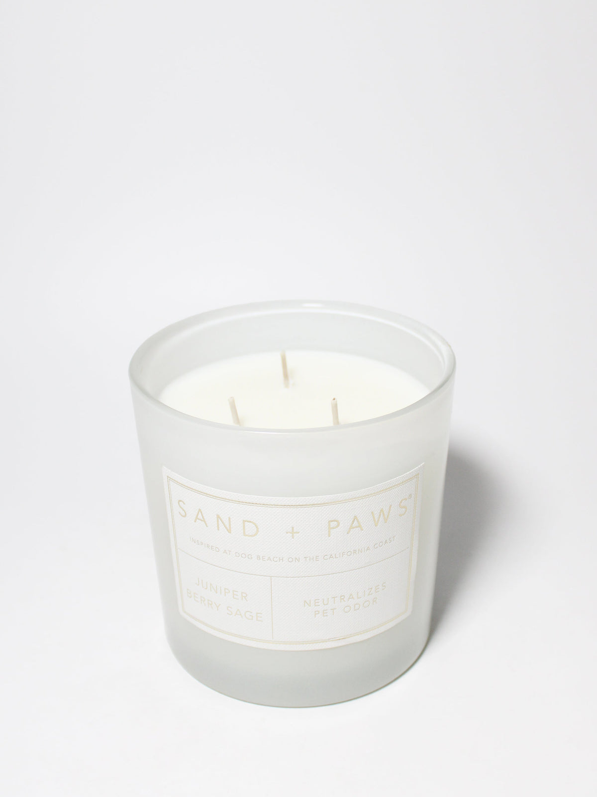 Sand + Paws Juniper Berry Sage 21 oz scented candle - Fine Fragrance
