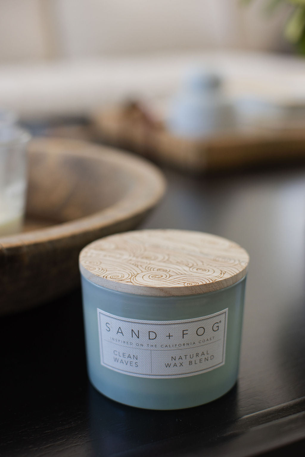Clean Waves 12 oz scented candle - Home Fragrance