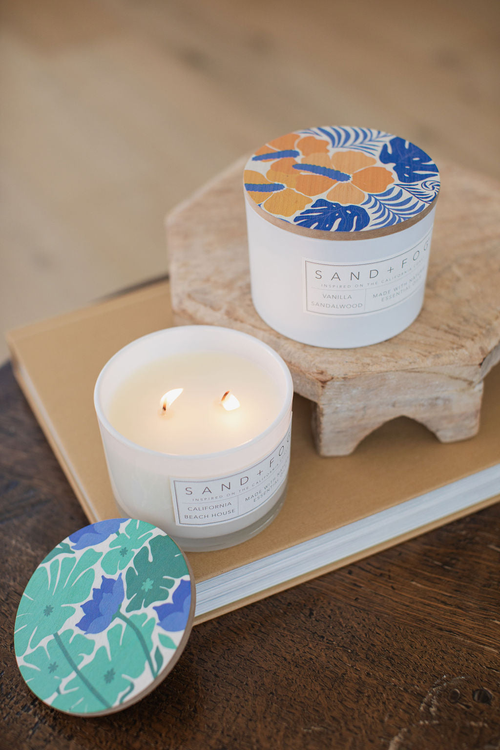 Vanilla Sandalwood 12 oz scented candle - Home Fragrance