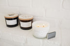 Sand + Paws Gardenia 12 oz scented candle - Fine Fragrance
