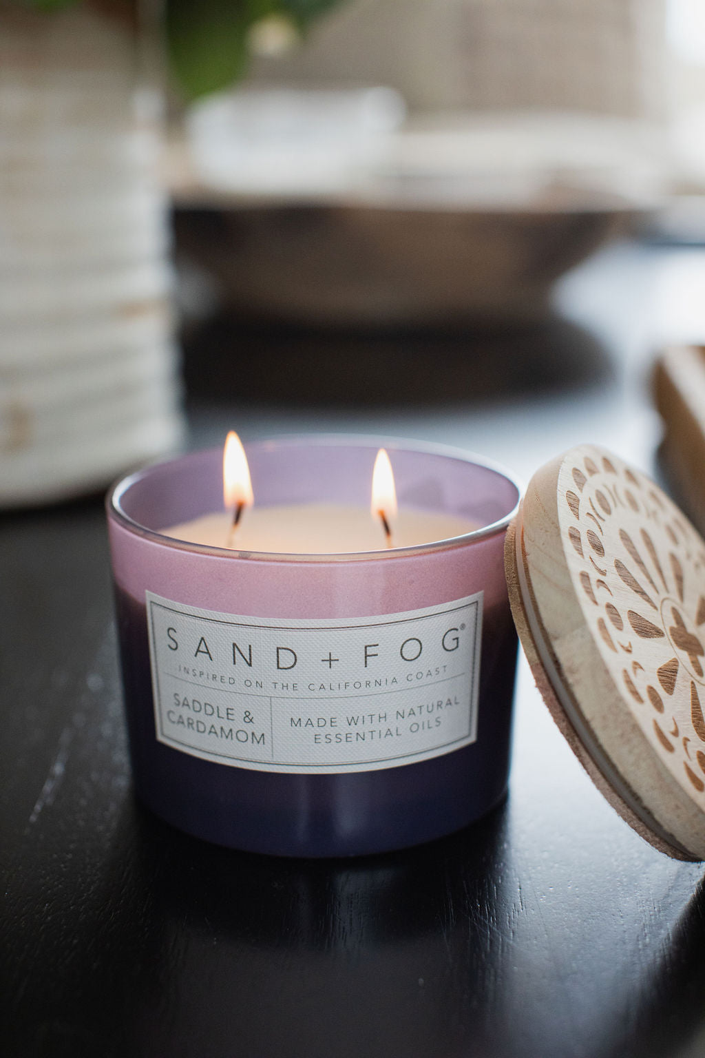 Saddle & Cardamom 12 oz scented candle - Home Fragrance