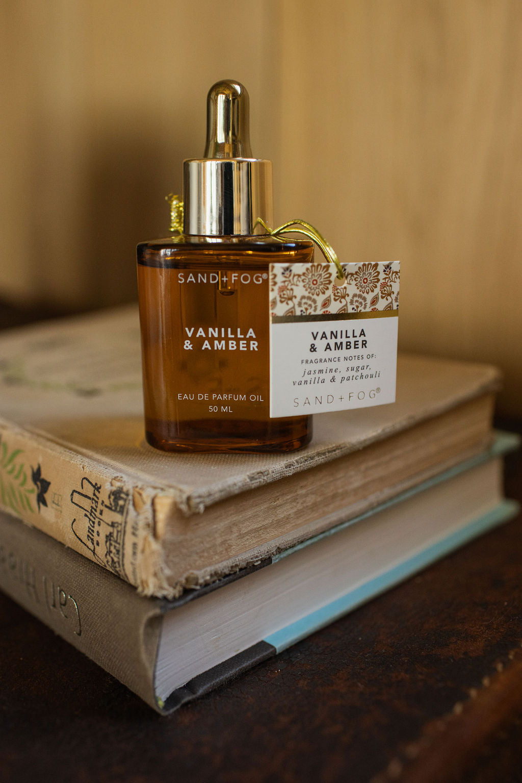 Vanilla & Amber 50ml Perfume Oil Dropper - Fine Fragrance