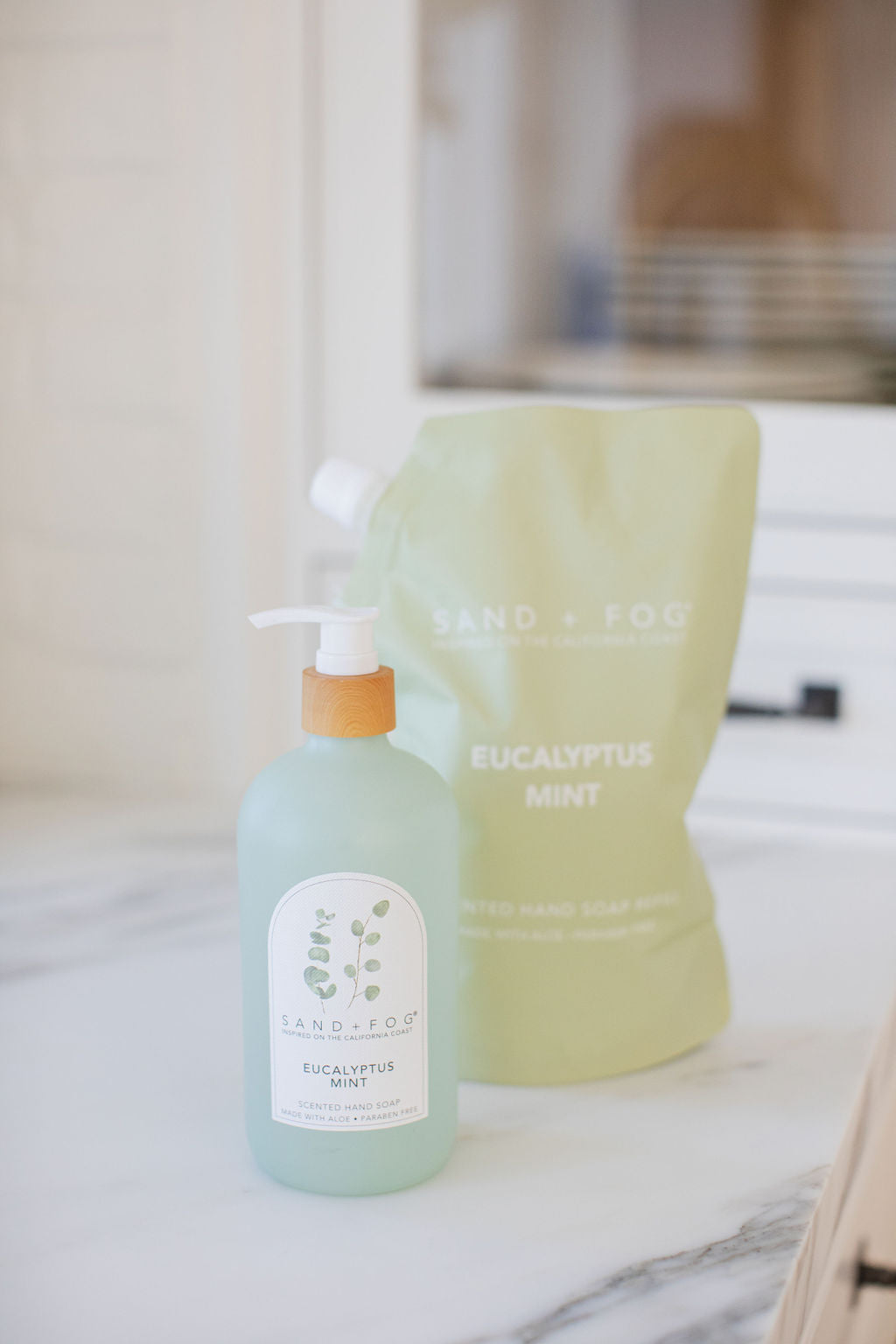 Eucalyptus Mint 34 oz Liquid Hand Soap Refill Bag - Sink Essential