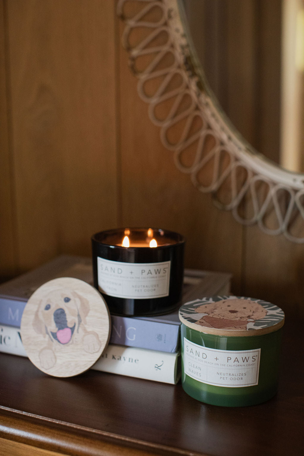 Sand + Paws California Citron 12 oz scented candle - Fine Fragrance