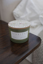 Vanilla Sandalwood 12 oz scented candle - Home Fragrance