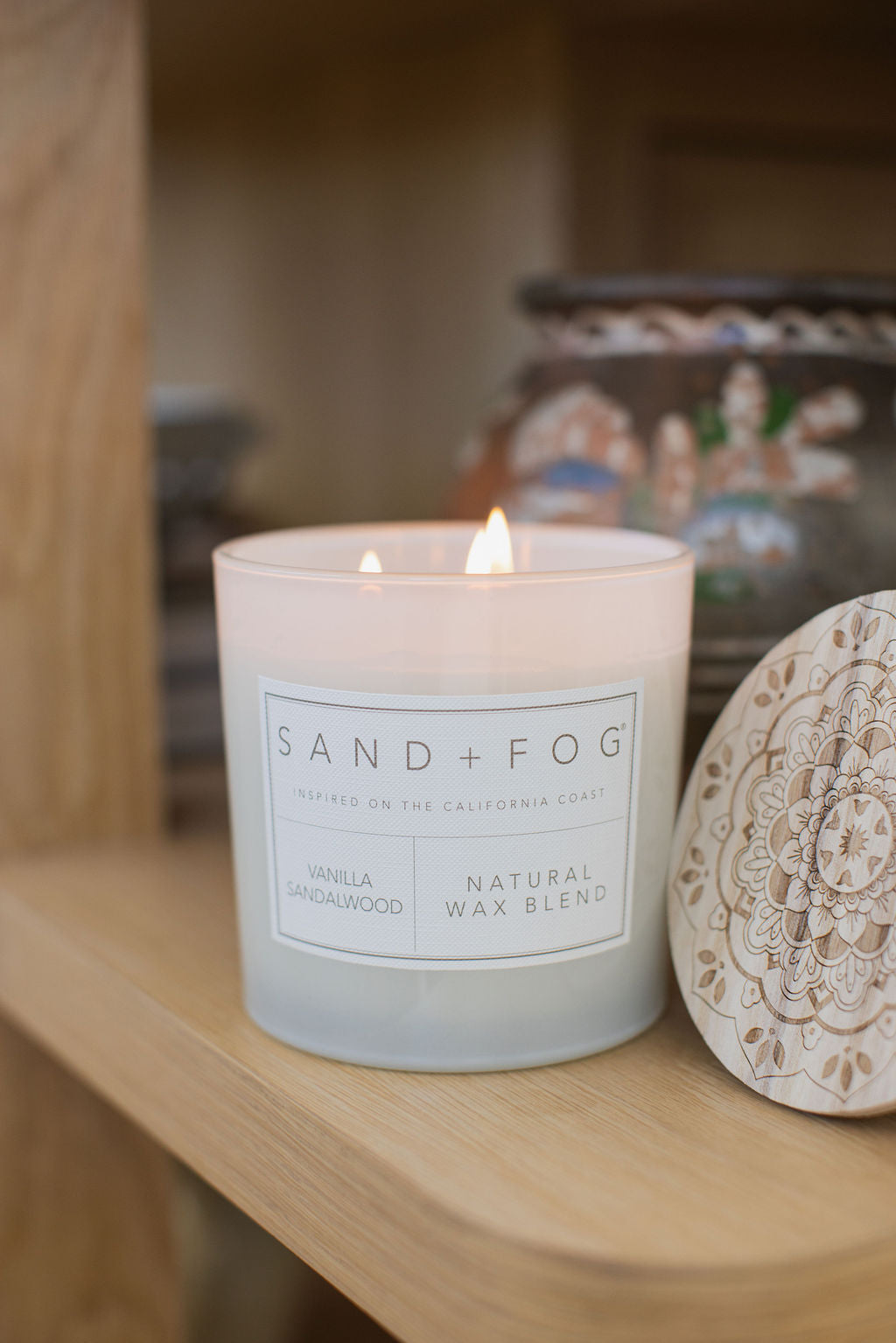 Vanilla Sandalwood 21 oz scented candle - Home Fragrance