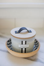 Teakwood 12 oz scented candle - Home Fragrance