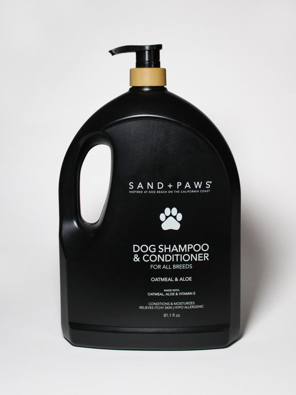 Sand + Paws Pet Shampoo & Conditioner - Oatmeal & Aloe - Moisturizing Care