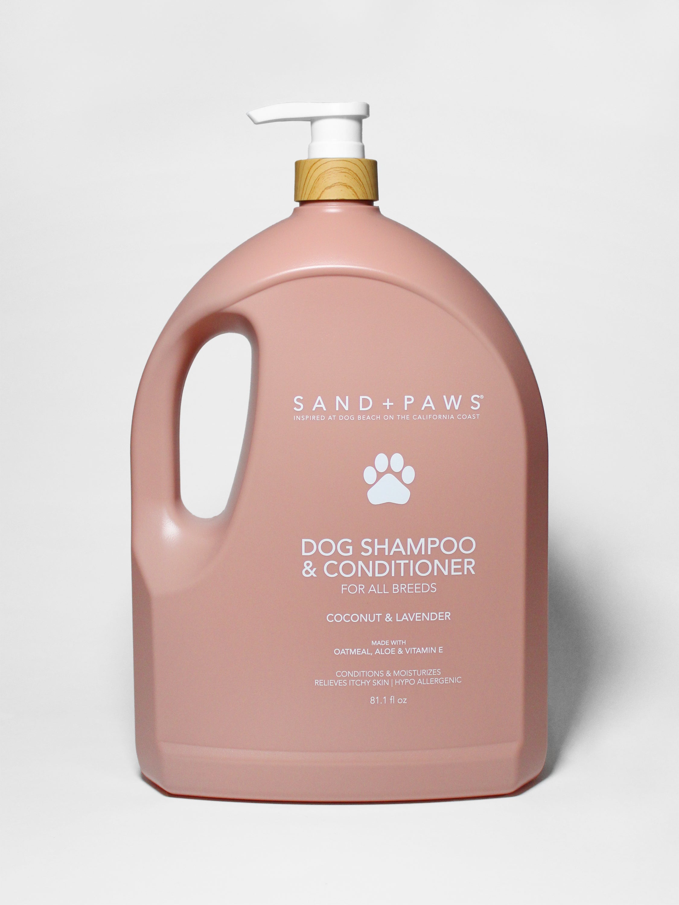 Sand + Paws Pet Shampoo & Conditioner - Coconut & Lavender - Moisturizing Care