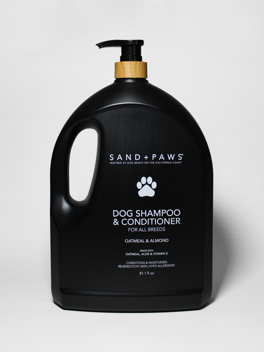 Sand + Paws Pet Shampoo & Conditioner - Oatmeal & Almond - Moisturizing Care