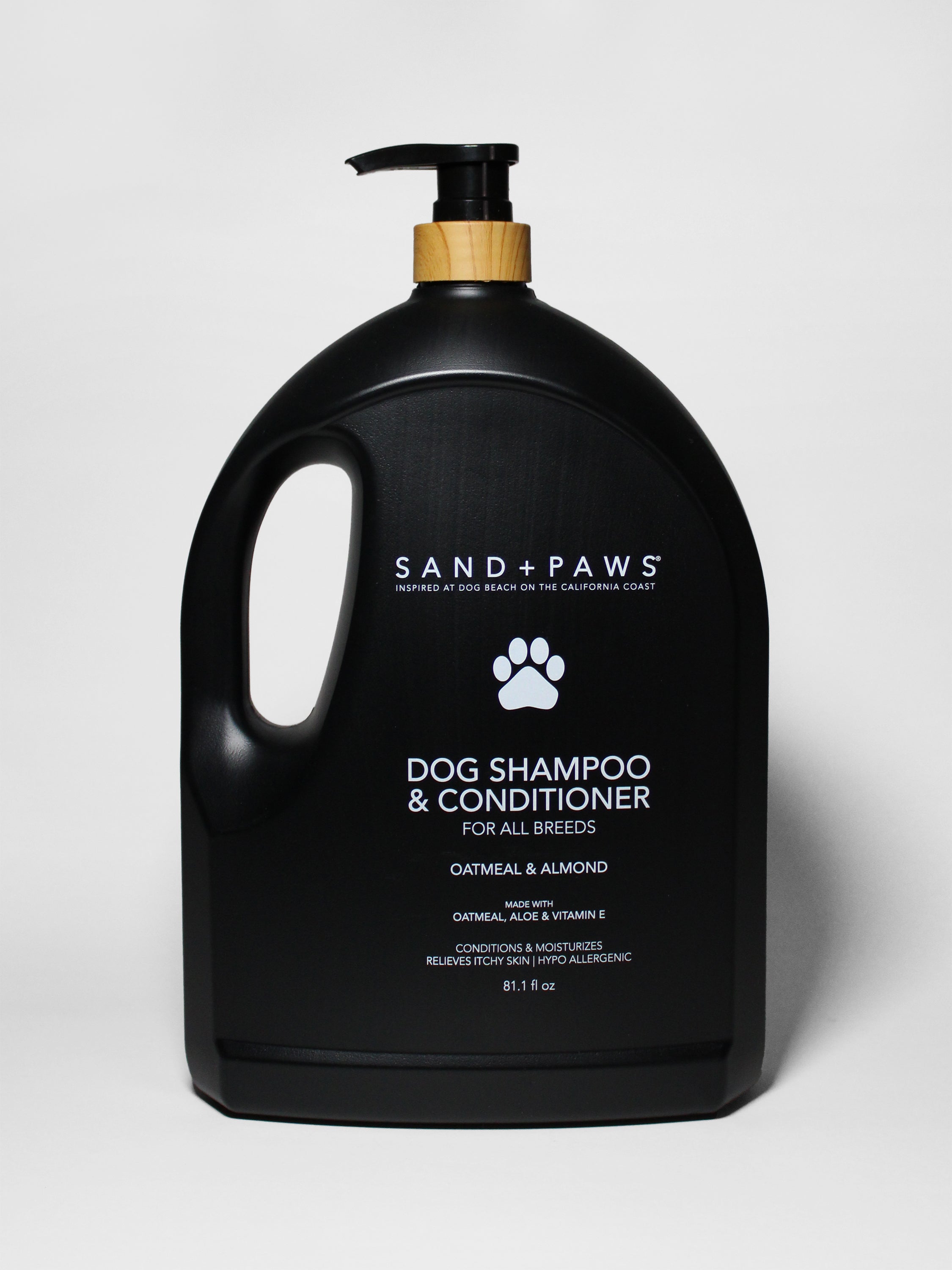 Sand + Paws Pet Shampoo & Conditioner - Oatmeal & Almond - Moisturizing Care
