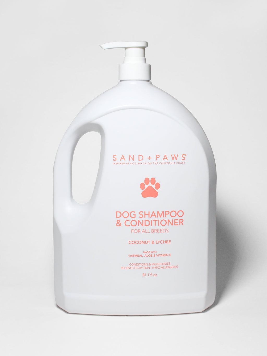 Sand + Paws Pet Shampoo & Conditioner - Coconut & Lychee - Moisturizing Care