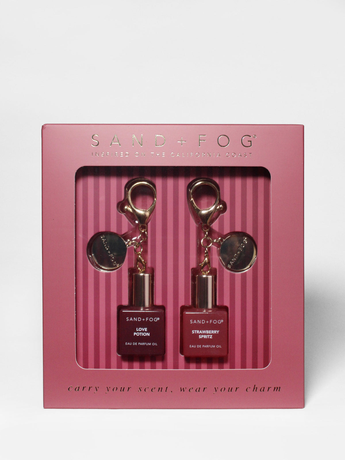 Bag Charm Perfume Oil Rollerball Set - Love Potion + Strawberry Spritz - Fine Fragrance