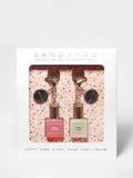 Bag Charm Perfume Oil Rollerball Set - Berries & Cream + Vanilla Cake - Fine Fragrance