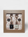 Bag Charm Perfume Oil Rollerball Set - Vanilla & Amber + Jasmine & Cedarwood - Fine Fragrance