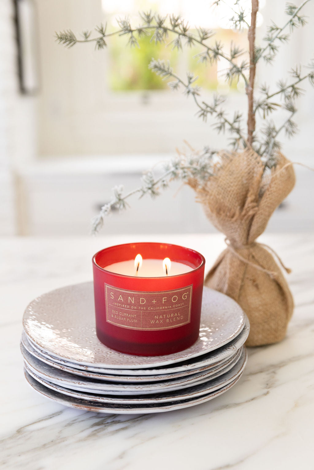 Red Currant & Sugar Plum 12 oz scented candle - Home Fragrance