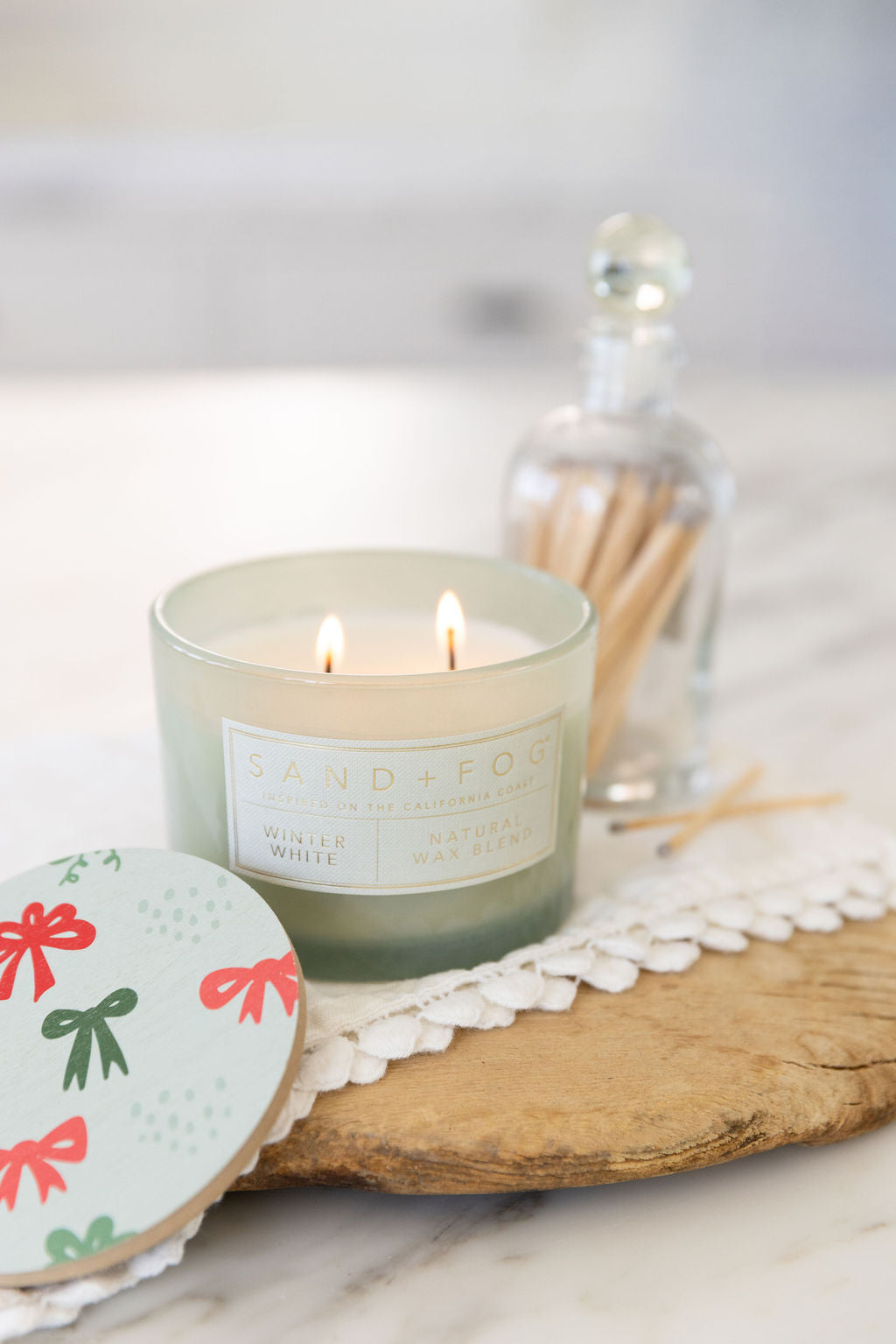 Winter White 12 oz scented candle - Home Fragrance