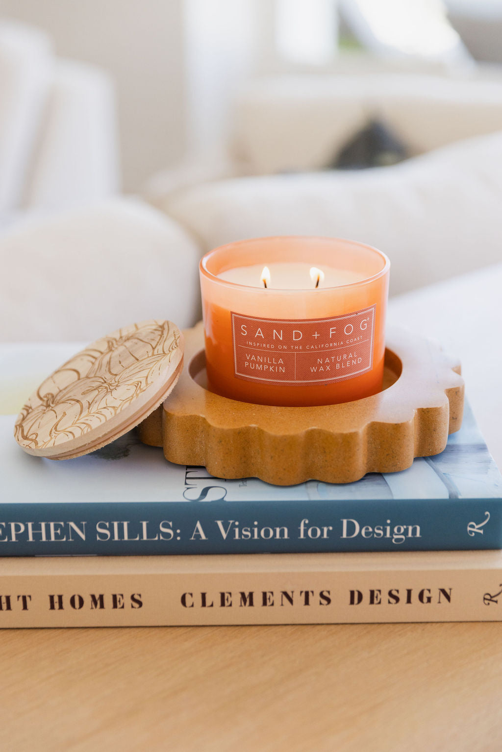 Vanilla Pumpkin 12 oz scented candle - Home Fragrance