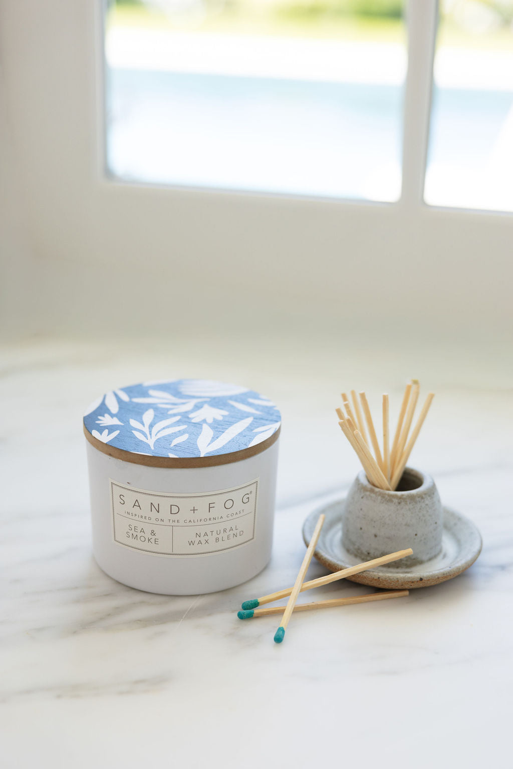 Sea & Smoke 12 oz scented candle - Home Fragrance