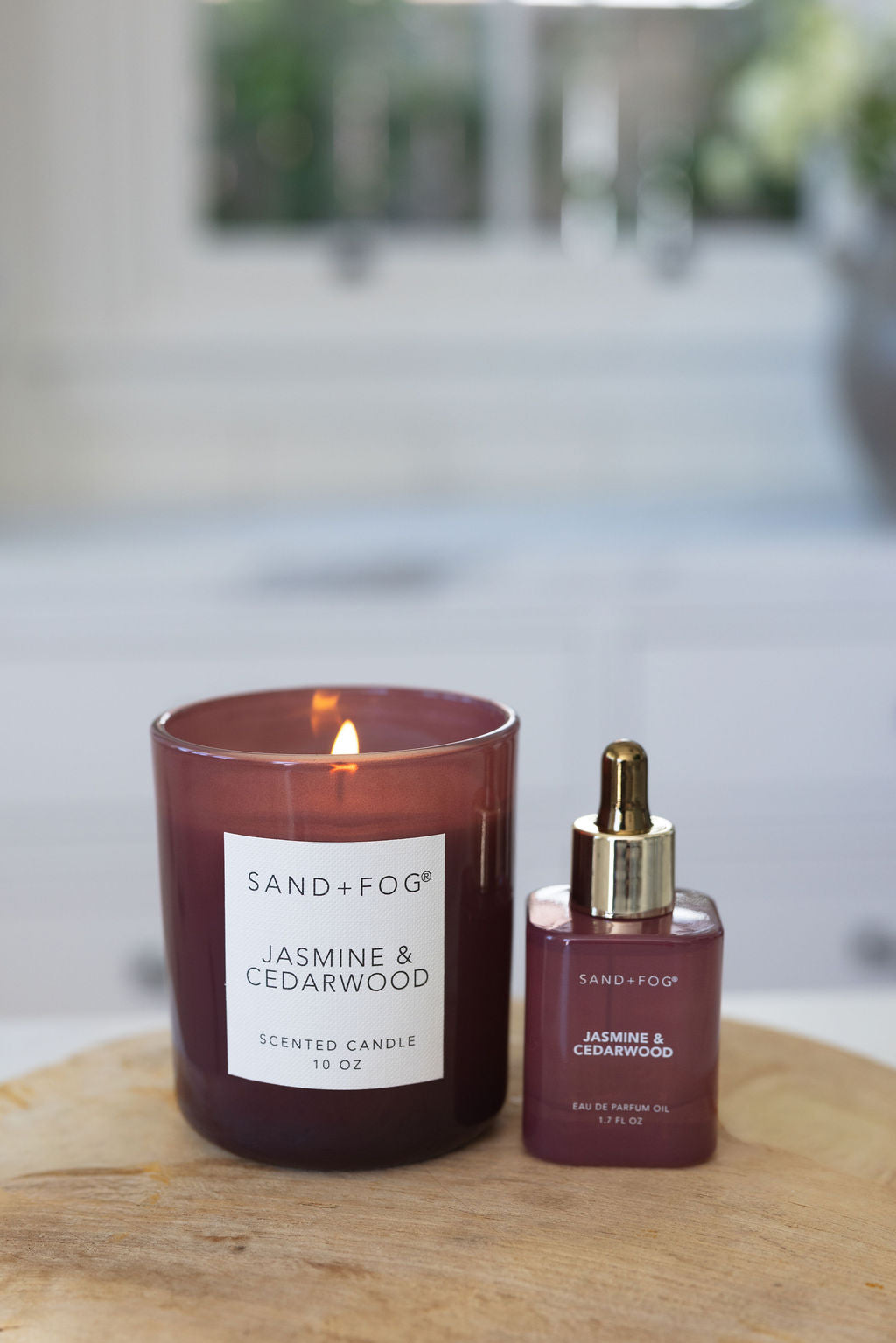 Jasmine & Cedarwood 10 oz scented candle - Home Fragrance