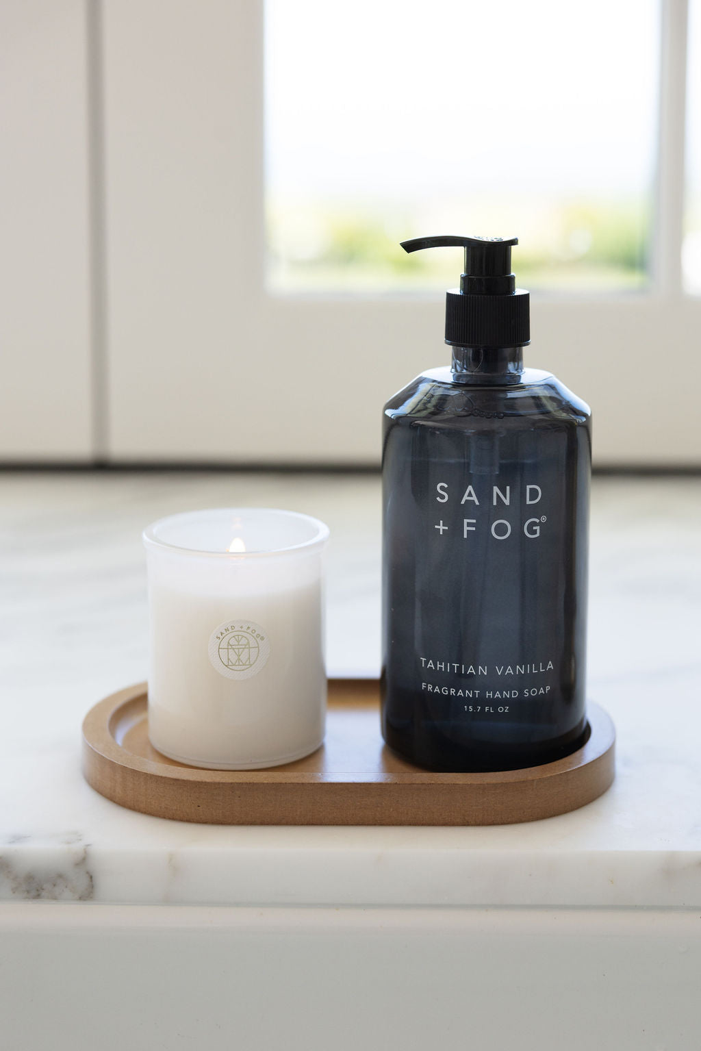 Tahitian Vanilla Hand Soap & Candle Set - Sink Essential