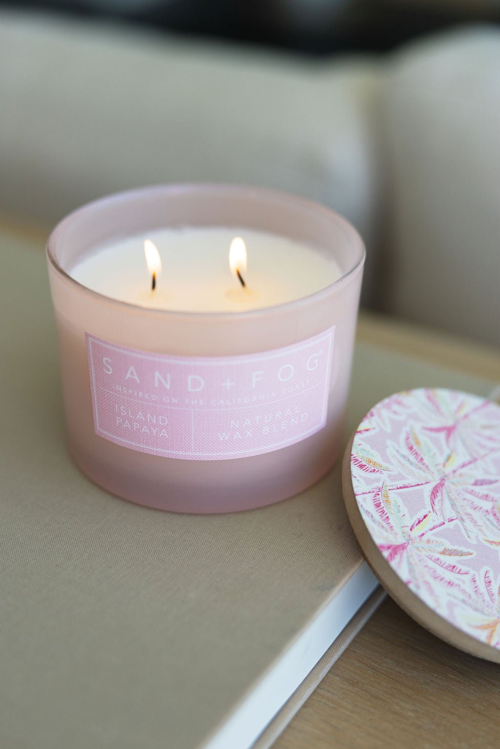 Island Papaya 12 oz scented candle - Home Fragrance