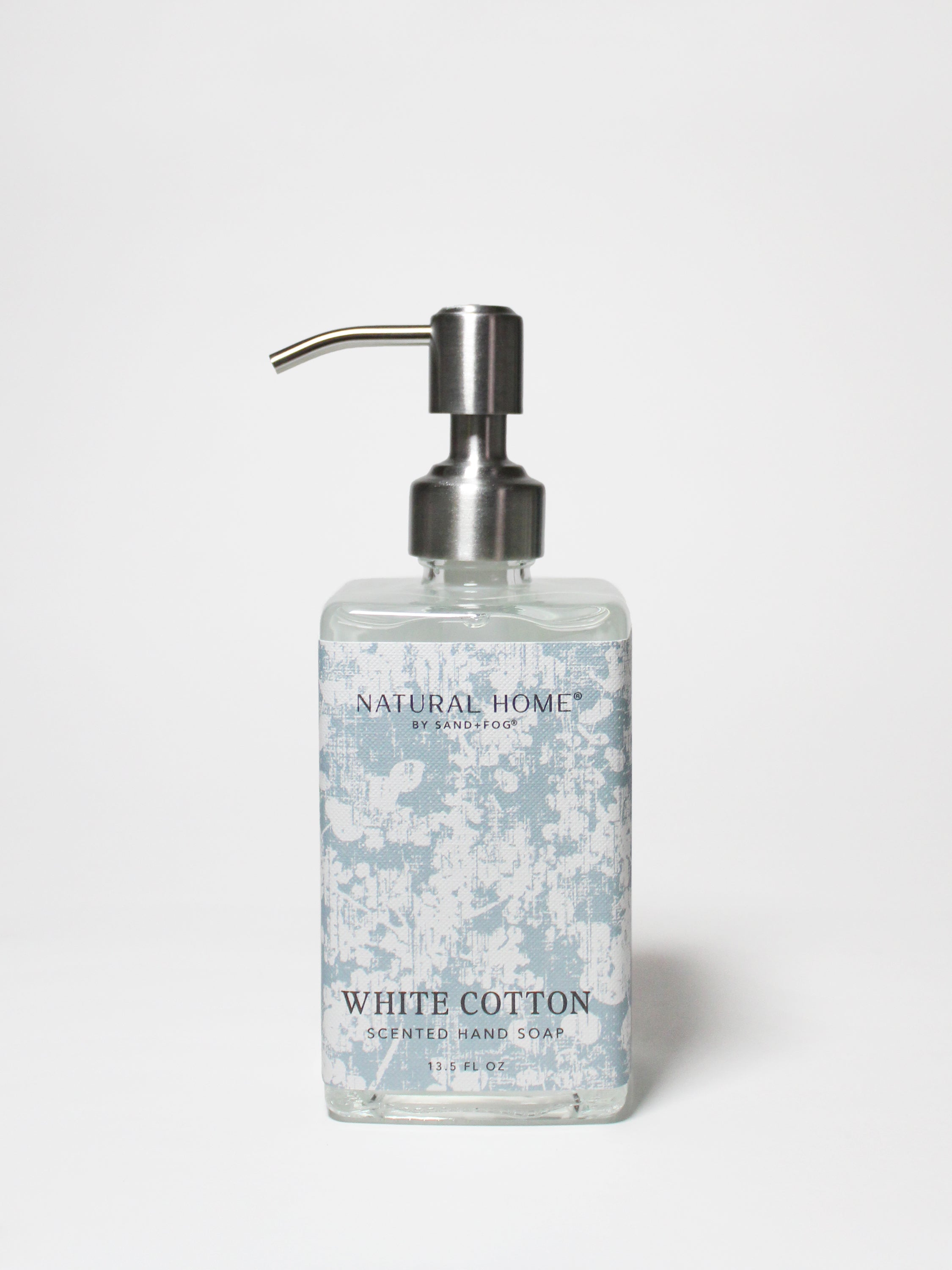 White Cotton Natural Home 13.5 oz Liquid Hand Soap - Sink Essential