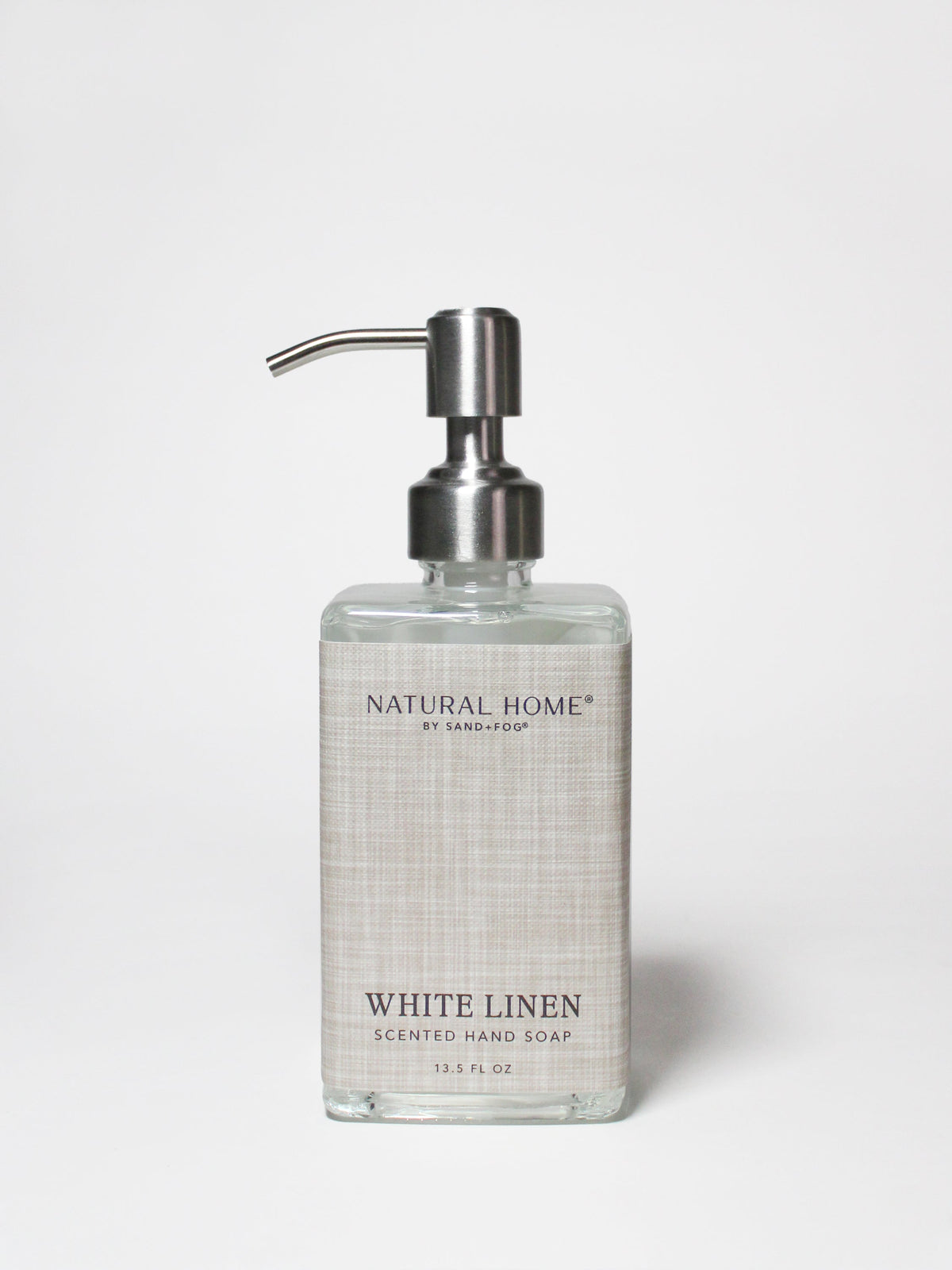 White Linen Natural Home 13.5 oz Liquid Hand Soap - Sink Essential