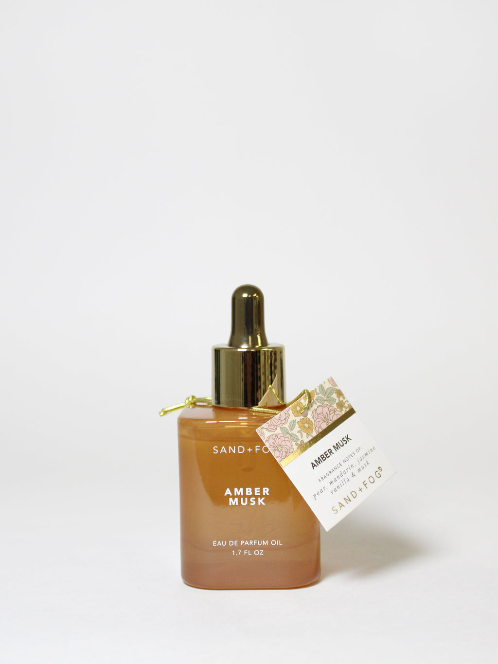 Amber Musk 50ml Perfume Oil Dropper - Fine Fragrance