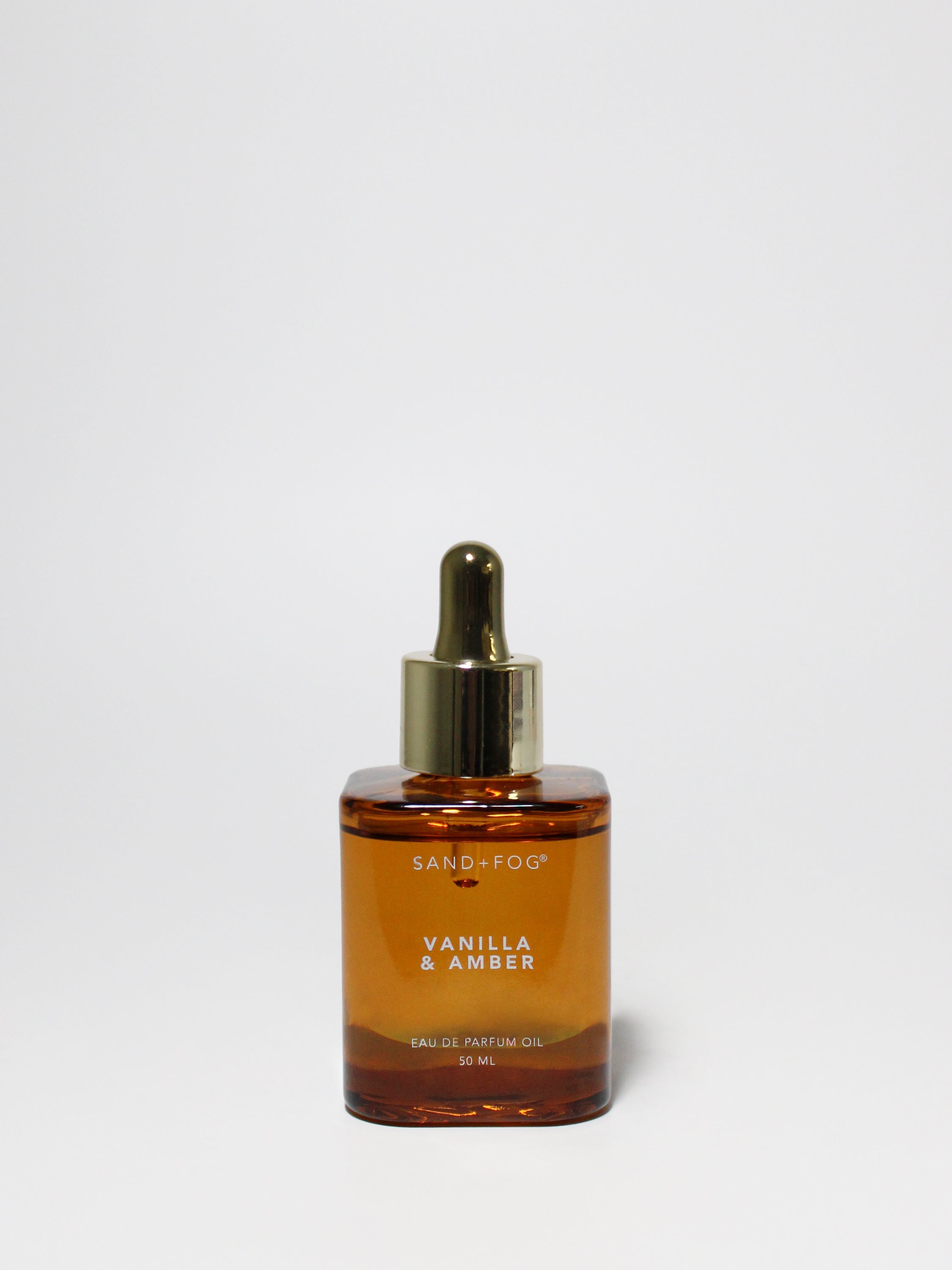 Vanilla & Amber 50ml Perfume Oil Dropper - Fine Fragrance