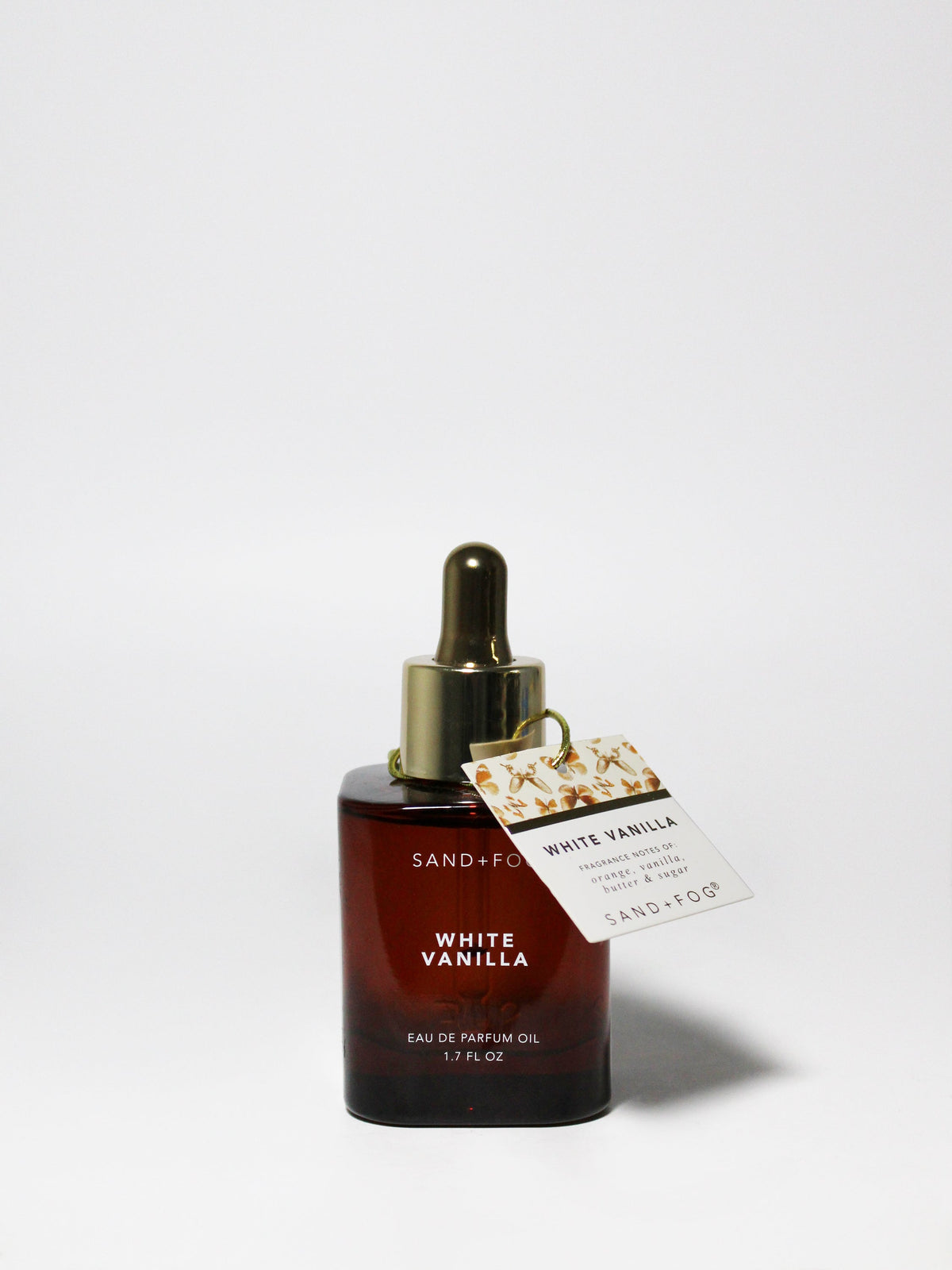White Vanilla 50ml Perfume Oil Dropper - Fine Fragrance