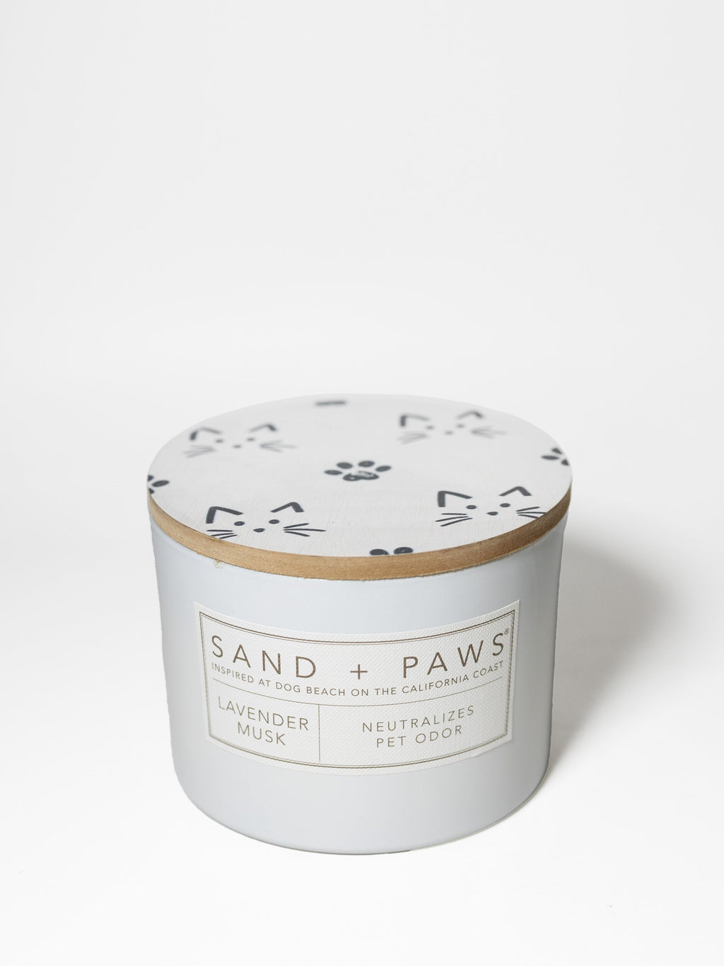 Sand + Paws Lavender Musk 12 oz scented candle - Fine Fragrance