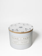 Sand + Paws Lavender Musk 12 oz scented candle - Fine Fragrance