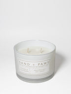 Sand + Paws Cedar & Lavender 12 oz scented candle - Fine Fragrance