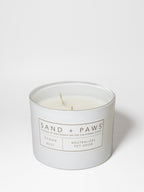 Sand + Paws Ocean Mist 12 oz scented candle - Fine Fragrance