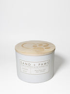 Sand + Paws Ocean Mist 12 oz scented candle - Fine Fragrance