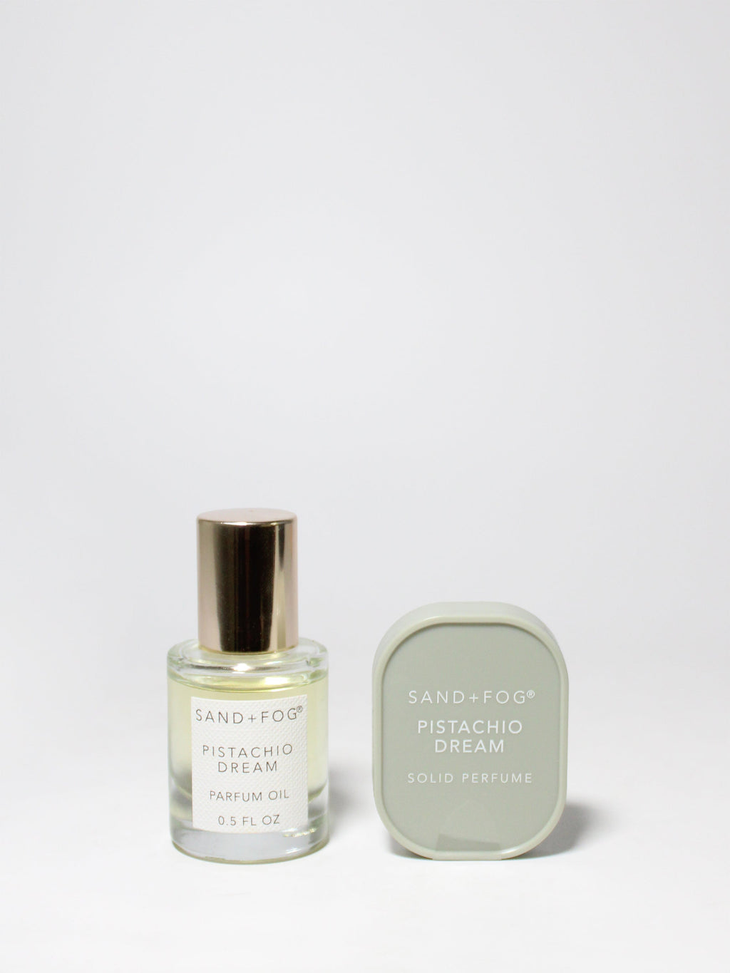 Perfume Oil Rollerball and Solid Perfume Set - Pistachio Dream - Fine Fragrance