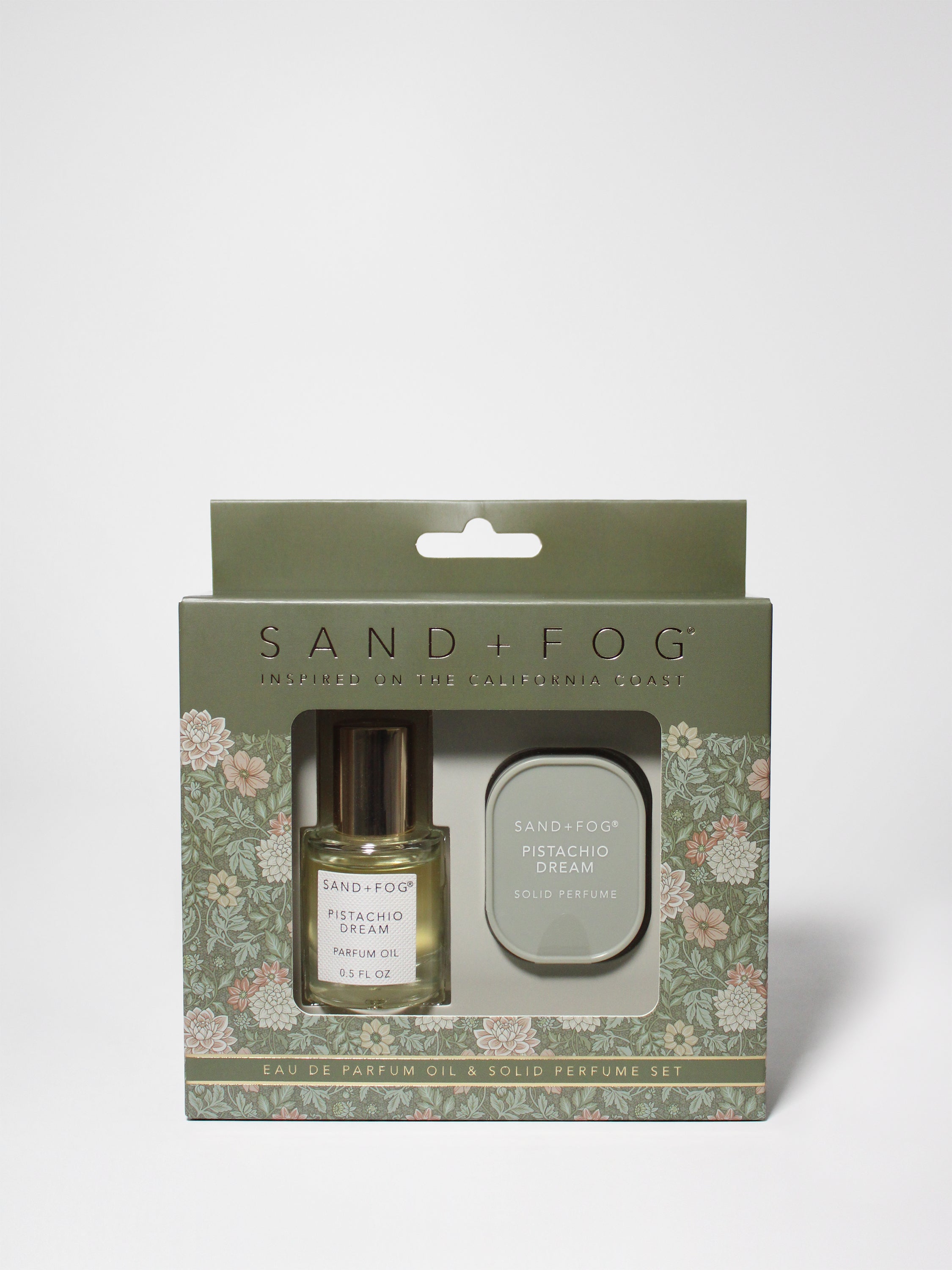 Perfume Oil Rollerball and Solid Perfume Set - Pistachio Dream - Fine Fragrance